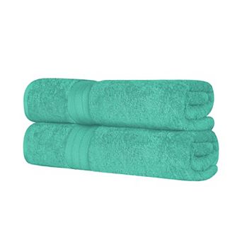 Superior 2 pc Highly-Absorbent Cotton Luxury Solid Bath Towel Set