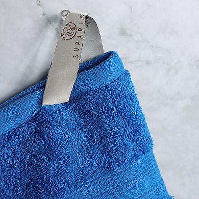 Superior 4-pc. Long Staple Combed Highly-Absorbent Solid Cotton Bath Towel Set