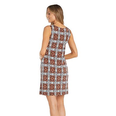Women's R&M Richards 2-Piece Puff Print Jacket & Dress