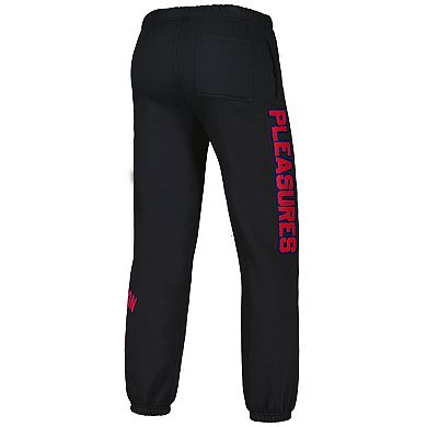 Men's PLEASURES Black Boston Red Sox Opening Day Sweatpants