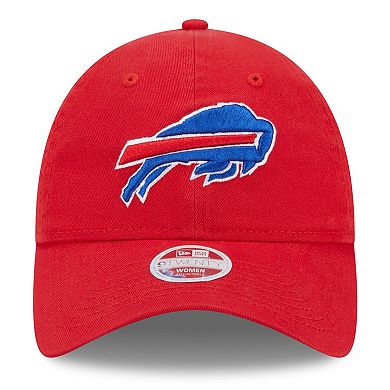 Women's New Era Red Buffalo Bills Main Core Classic 2.0 9TWENTY Adjustable Hat