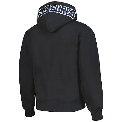 Men's PLEASURES Black Milwaukee Brewers Opening Day Full-Zip Hoodie