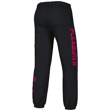 Men's PLEASURES Black Atlanta Braves Opening Day Sweatpants