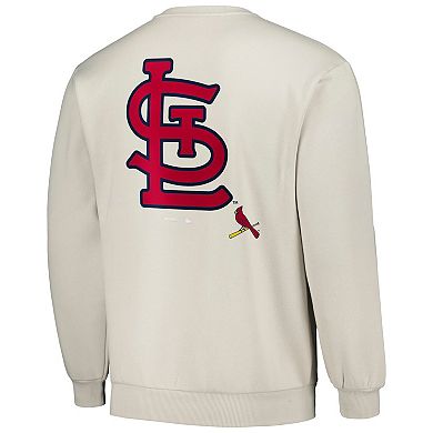 Men's PLEASURES Gray St. Louis Cardinals Ballpark Pullover Sweatshirt