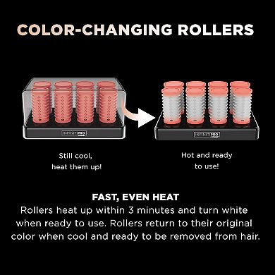 Conair InfinitiPRO by Conair 8-Piece Color Changing Hot Roller Set