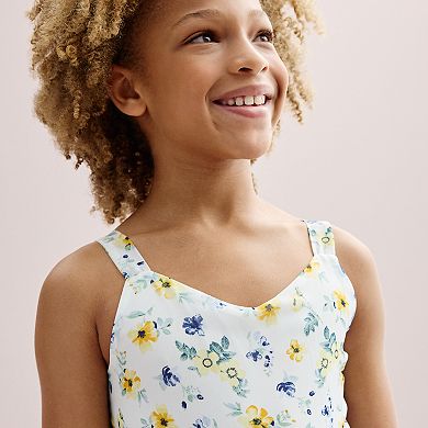 Girls 7-16 Speechless Floral Chiffon Maxi Dress with Purse