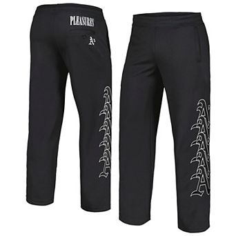 Men's Black Oakland Athletics Pitcher Track Pants