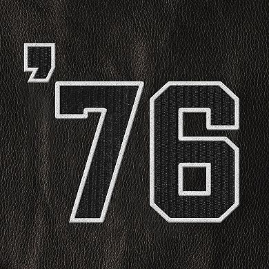 Men's PLEASURES White Chicago Cubs Full-Snap Varsity Jacket