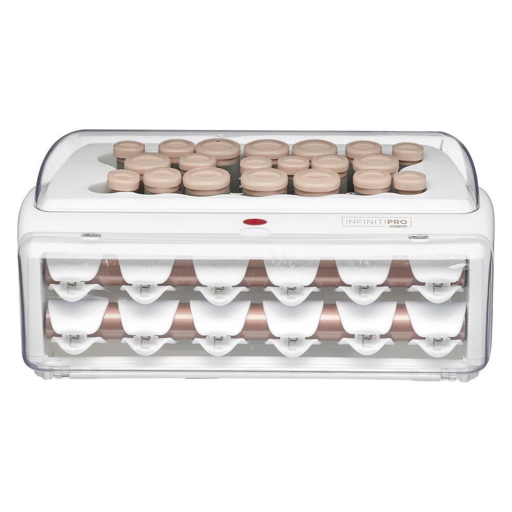 Conair Waves & Volume Hot Roller Set — White Base with Rose Gold Rollers Alaina main image 3