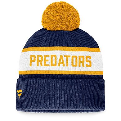 Men's Fanatics Branded Navy Nashville Predators Fundamental Wordmark ...