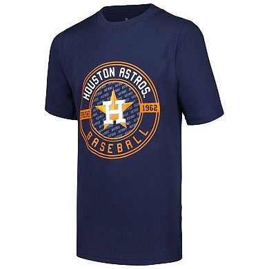 Youth Stitches Navy/White Houston Astros T-Shirt Combo Set