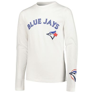 Youth Stitches Royal/White Toronto Blue Jays T-Shirt Combo Set