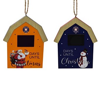 Houston Astros 2-Pack Countdown Ornament Set