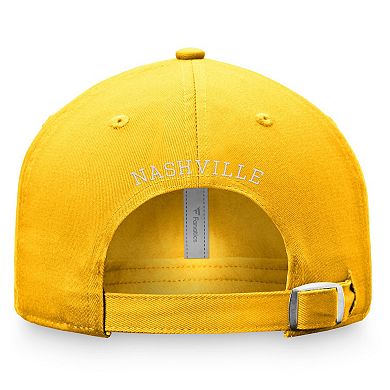 Women's Fanatics Branded Gold Nashville Predators Fundamental Two-Hit Adjustable Hat