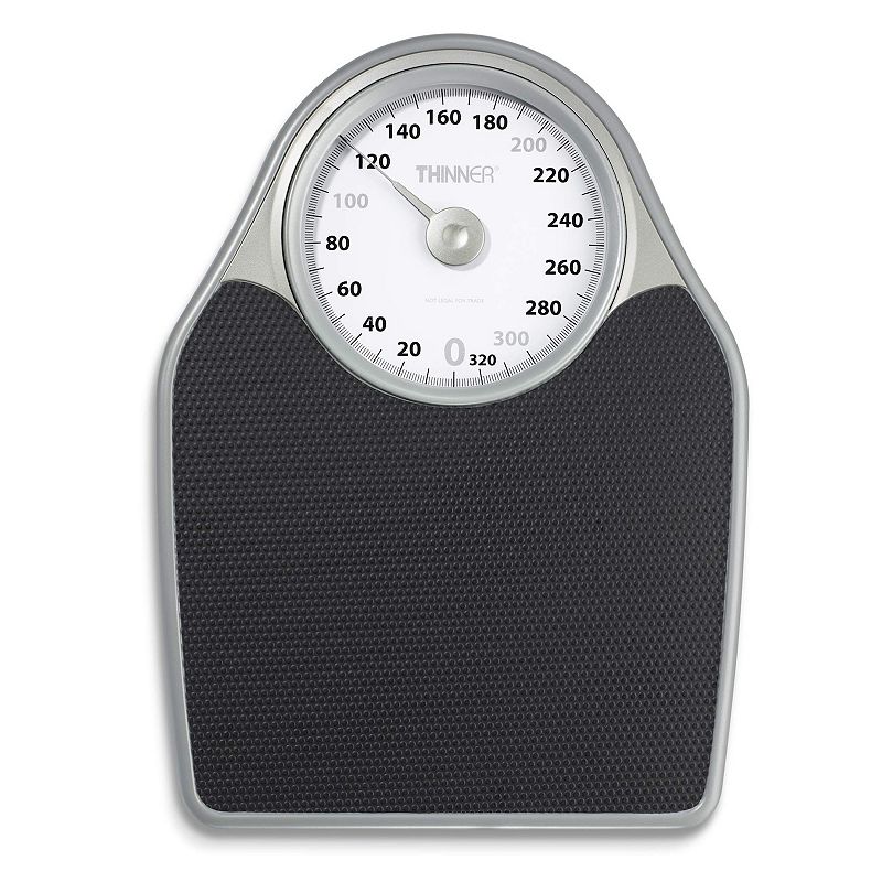 Thinner Analog Doctor Scale Black