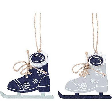 The Memory Company Penn State Nittany Lions Two-Pack Ice Skate Ornament Set