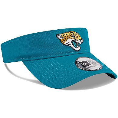 Men's New Era Teal Jacksonville Jaguars Main Adjustable Visor