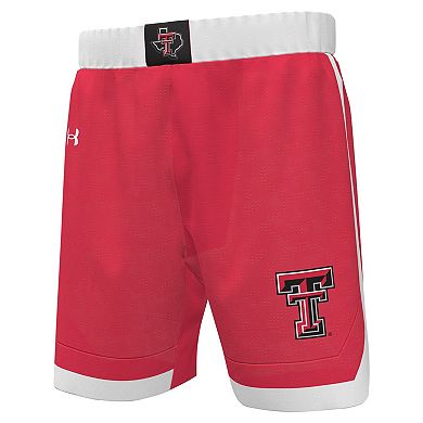 Men's Under Armour Red Texas Tech Red Raiders Replica Basketball Shorts