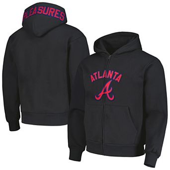 Men's Black Atlanta Braves Opening Day Full-Zip Hoodie