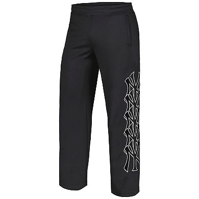Men's PLEASURES Black New York Yankees Pitcher Track Pants