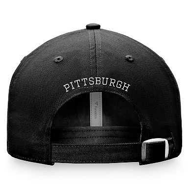 Women's Fanatics Branded Black Pittsburgh Penguins Fundamental Two-Hit Adjustable Hat