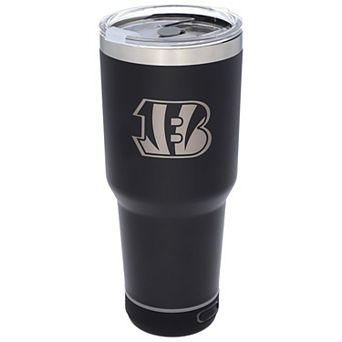 The Memory Company Cincinnati Bengals 30oz. Stainless Steel LED Bluetooth Tumbler