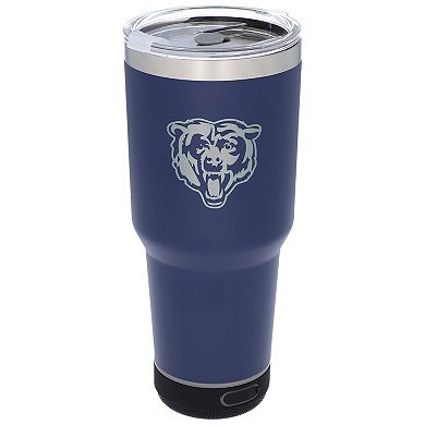 The Memory Company Chicago Bears 30oz. Stainless Steel LED Bluetooth Tumbler