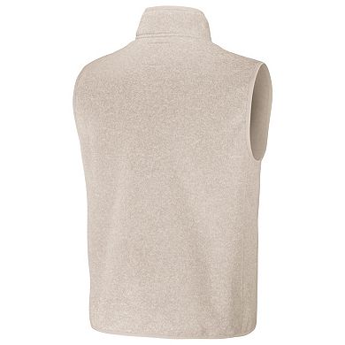 Men's NFL x Darius Rucker Collection by Fanatics Oatmeal Chicago Bears Full-Zip Sweater Vest