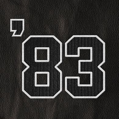 Men's PLEASURES White Philadelphia Phillies Full-Snap Varsity Jacket