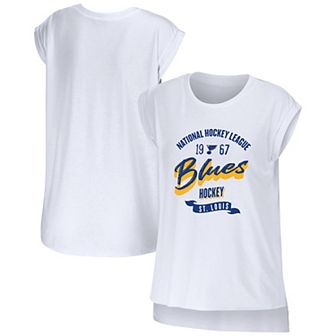 Women's WEAR by Erin Andrews White St. Louis Blues Domestic Tank Top
