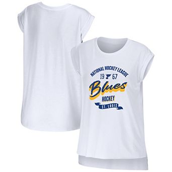 Women's WEAR by Erin Andrews White St. Louis Blues Domestic Tank Top