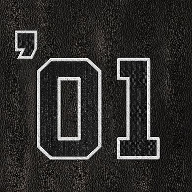 Men's PLEASURES White Boston Red Sox Full-Snap Varsity Jacket