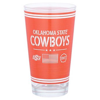 Oklahoma State Cowboys 16oz. OHT Military Appreciation Pint Glass