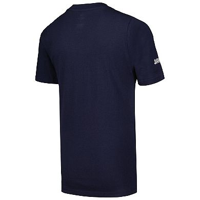 Youth Stitches Navy/White Milwaukee Brewers T-Shirt Combo Set