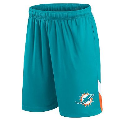 Men's Fanatics Branded Aqua Miami Dolphins Interlock Shorts