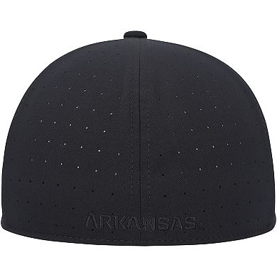 Men's Nike Black Arkansas Razorbacks Triple Black Performance Fitted Hat