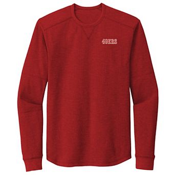 Men's Dunbrooke Scarlet San Francisco 49ers Cavalier Long Sleeve T-Shirt