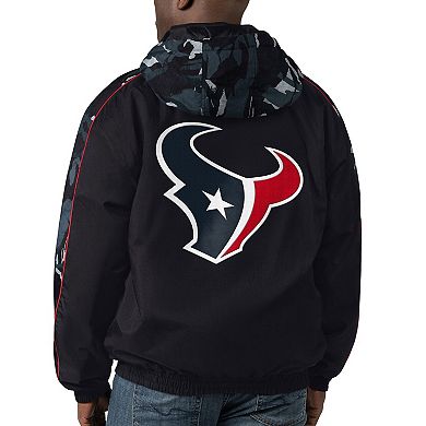 Men's Starter Black Houston Texans Thursday Night Gridiron Full-Zip Hoodie