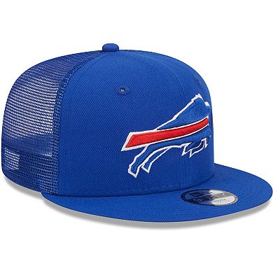 Youth New Era Royal Buffalo Bills Main Trucker 9FIFTY Snapback Hat