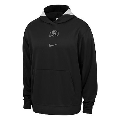 Men's Nike Black Colorado Buffaloes Basketball Spotlight Performance Pullover Hoodie