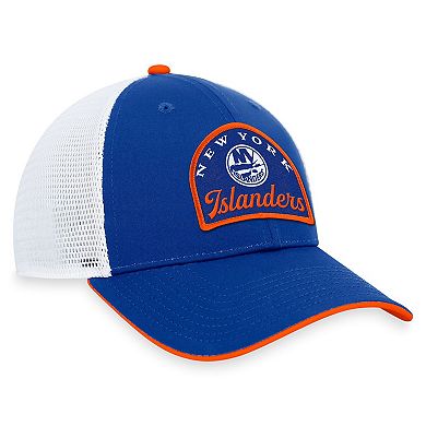 Men's Fanatics Branded Royal/White New York Islanders Fundamental Adjustable Hat