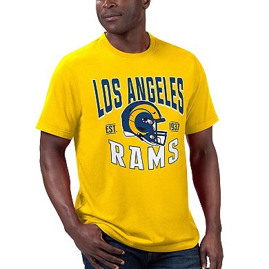 Men's G-III Sports by Carl Banks Royal/Gold Los Angeles Rams T-Shirt & Full-Zip Hoodie Combo Set