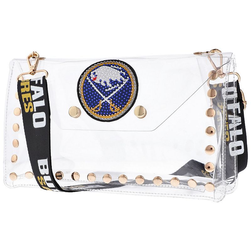 Cuce Buffalo Sabres Crystal Clear Envelope Crossbody Bag, Team