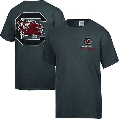 Men's Comfort Wash Charcoal South Carolina Gamecocks Vintage Logo T-Shirt
