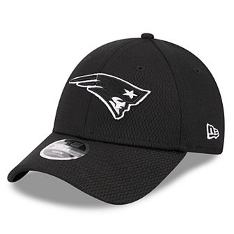Youth New Era Black New England Patriots Main B-Dub 9FORTY Adjustable Hat