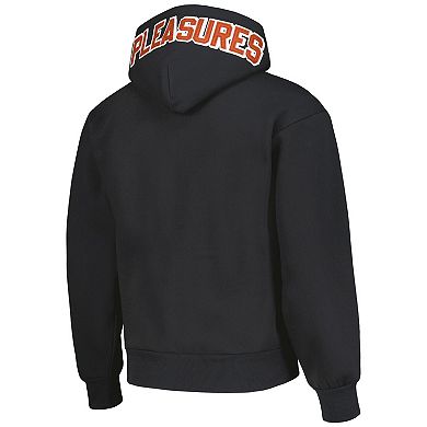 Men's PLEASURES Black Houston Astros Opening Day Full-Zip Hoodie