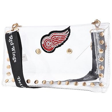 Cuce Detroit Red Wings Crystal Clear Envelope Crossbody Bag