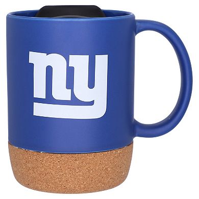The Memory Company New York Giants 14oz. Cork Bottom Mug with Lid