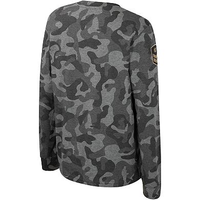 Youth Colosseum Camo Louisville Cardinals OHT Military Appreciation Dark Star Long Sleeve T-Shirt