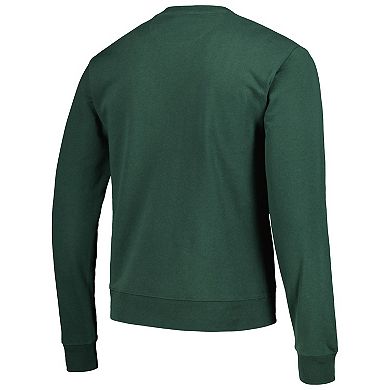 Men's League Collegiate Wear  Green Miami Hurricanes Bendy Arch Essential Pullover Sweatshirt